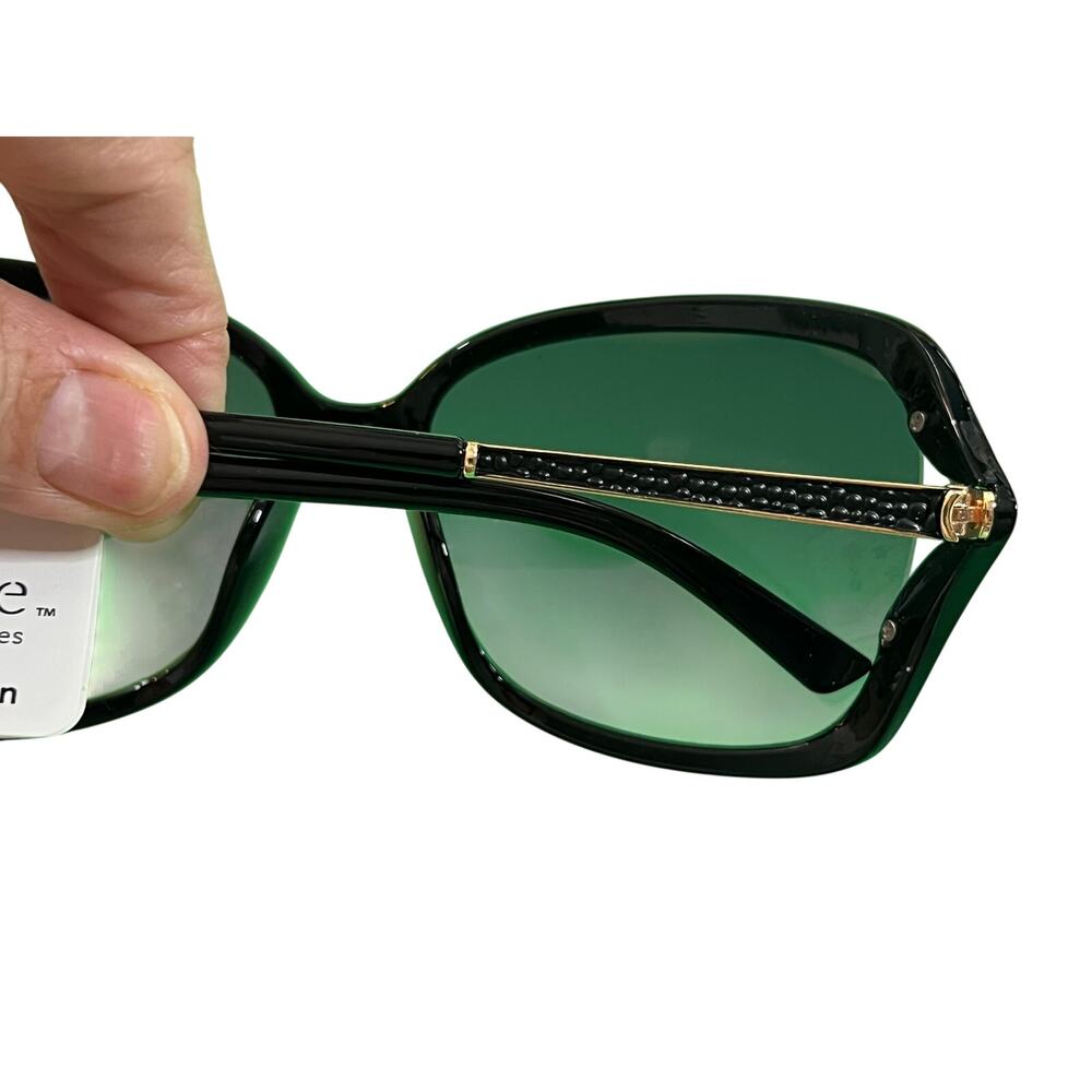 Ophelia Roe Women's Fashion Sunglasses Black w Gold UV protection NWT